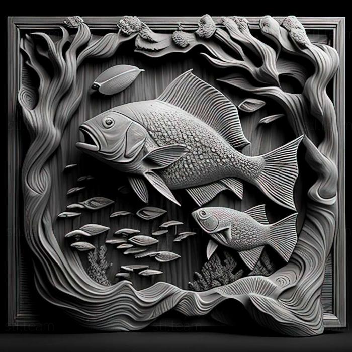 3D model Liof aquarium fish fish (STL)